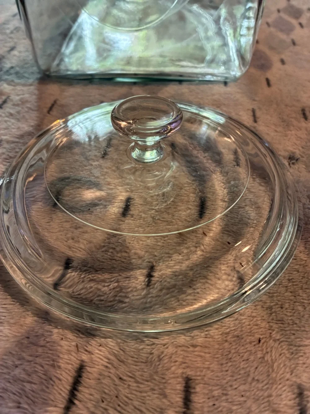 Large Clear Glass Storage Jar with Lid - Home Storage & Organization